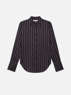 The Standard Shirt in Navy Stripe Multi