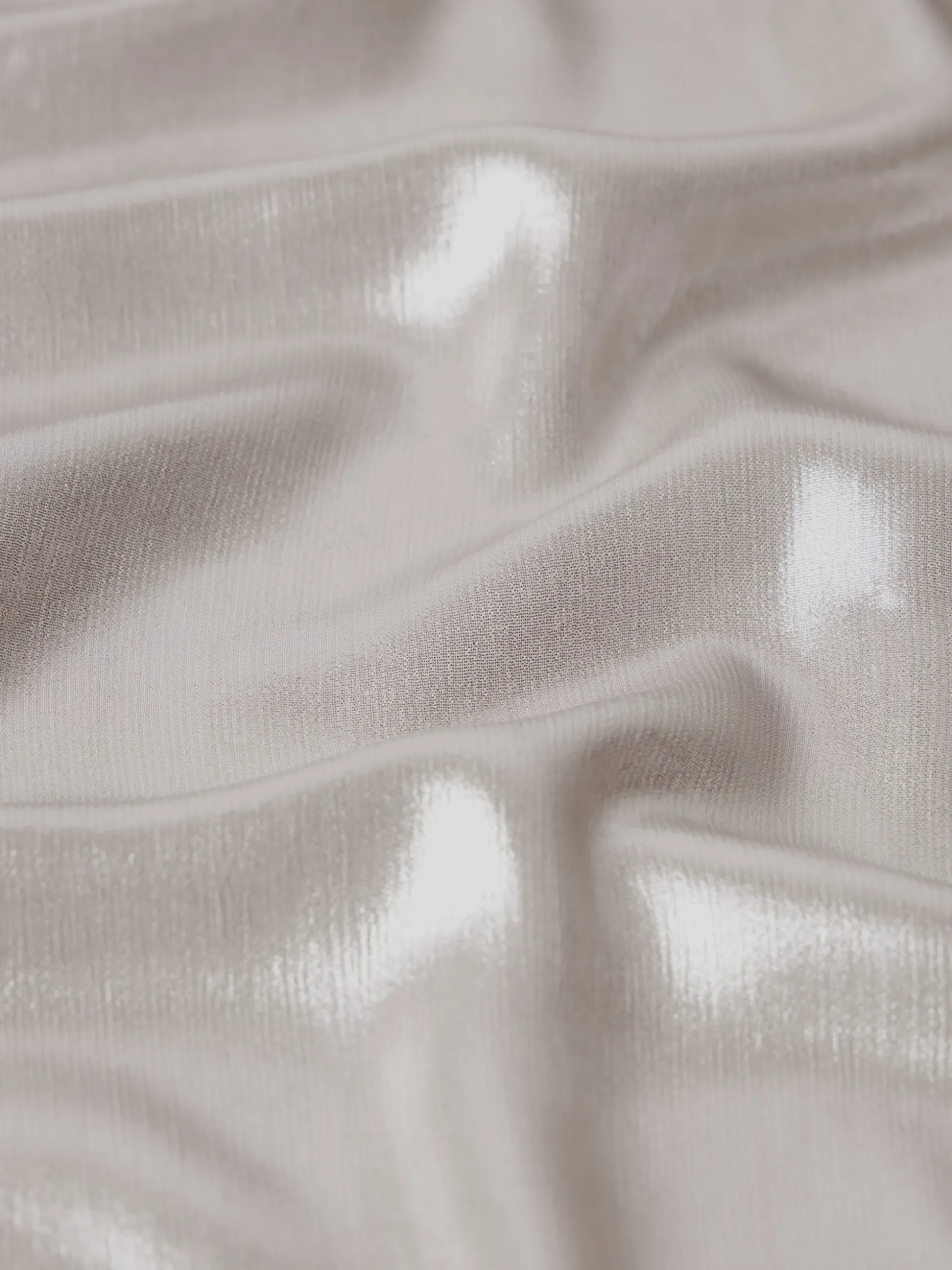 The Standard Shirt in Silver Lame