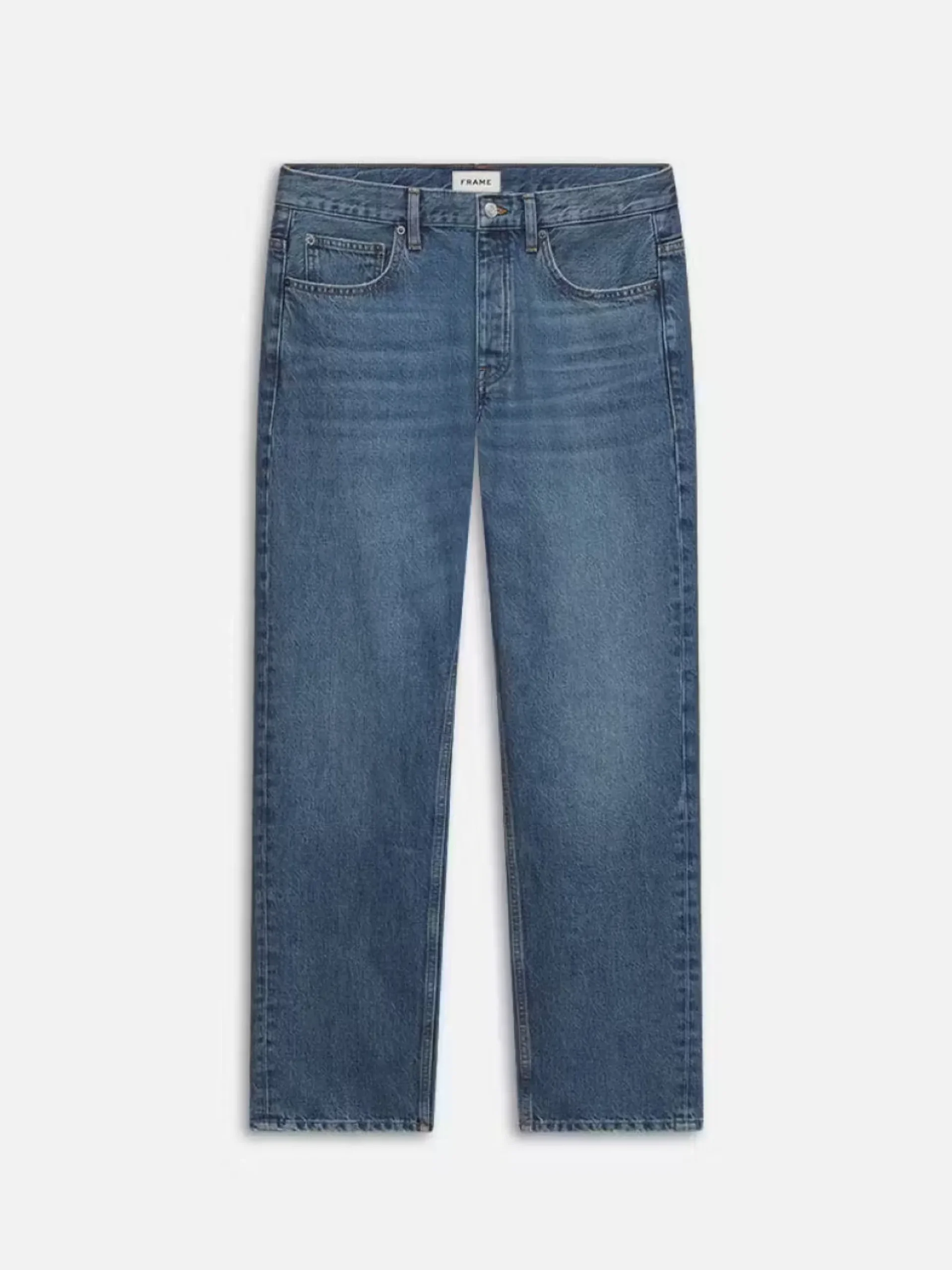The Straight Jean in Blue Gold