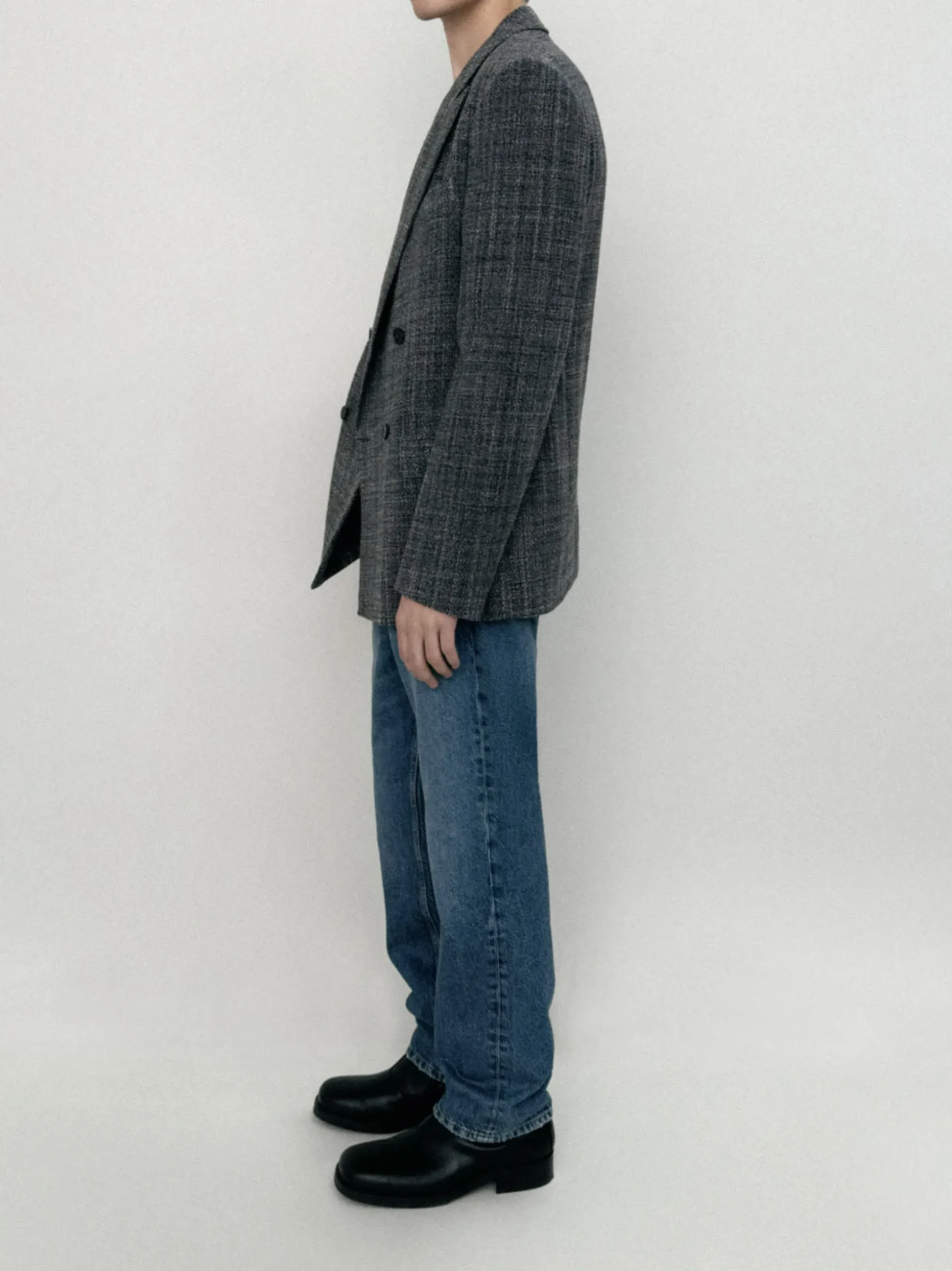 The Straight Jean in Blue Gold
