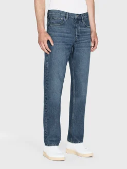 The Straight Jean in Blue Gold