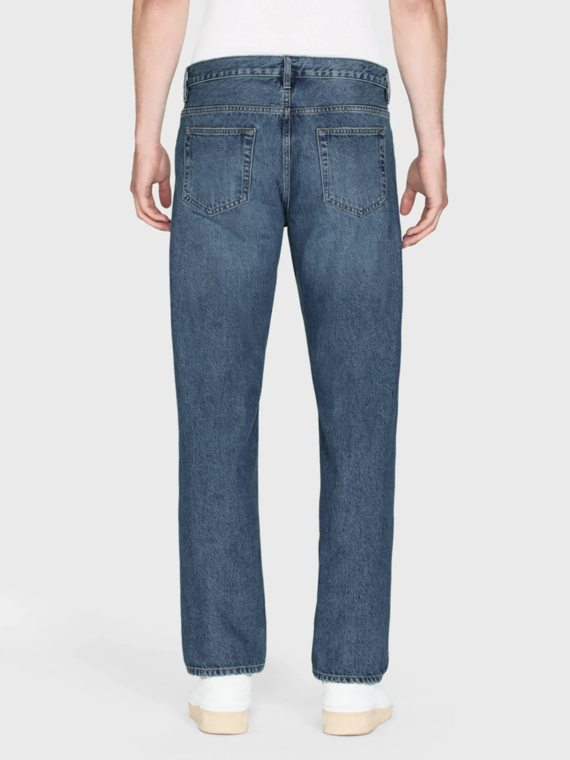 The Straight Jean in Blue Gold