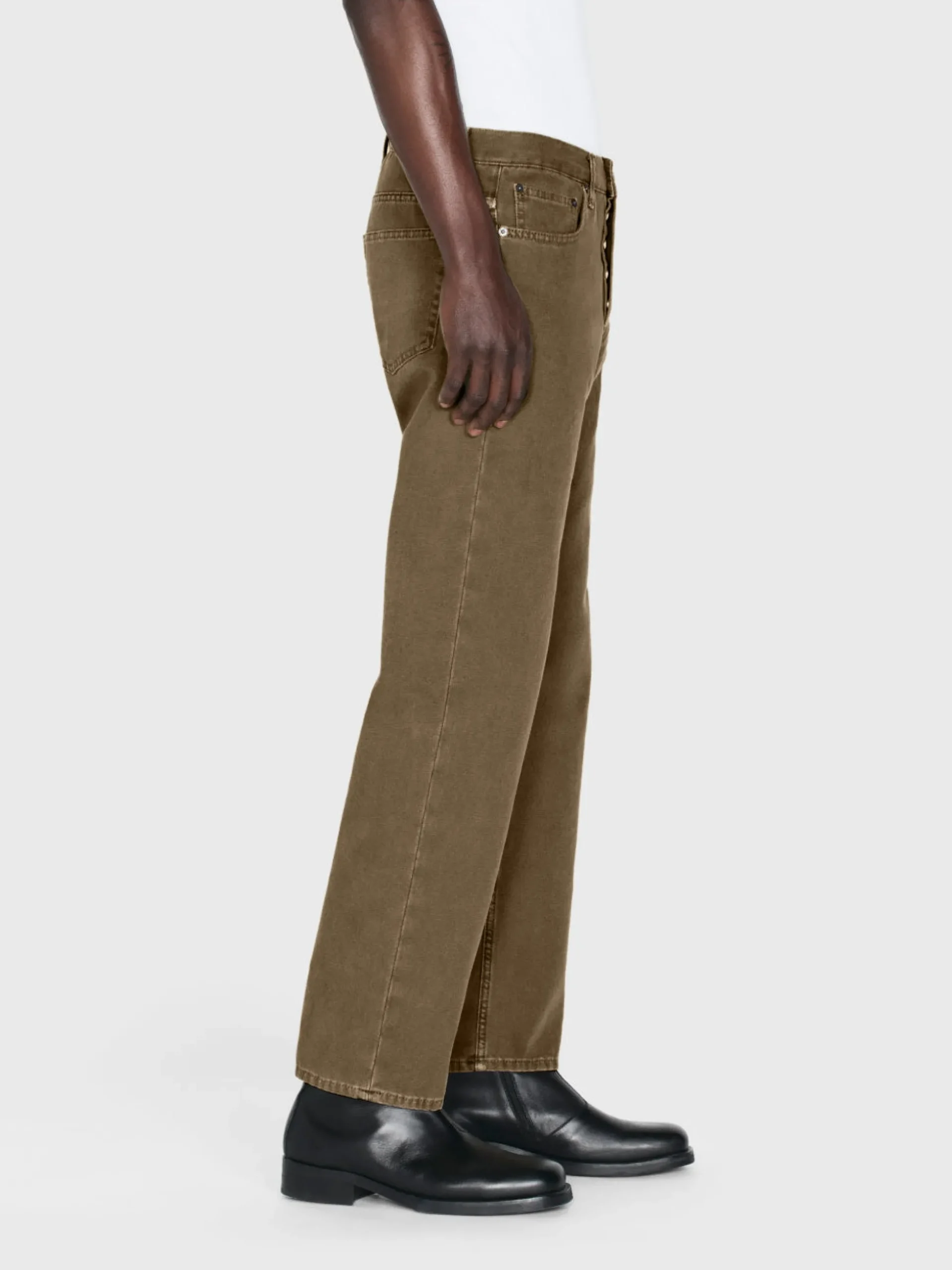 The Straight Jean in Light Brown