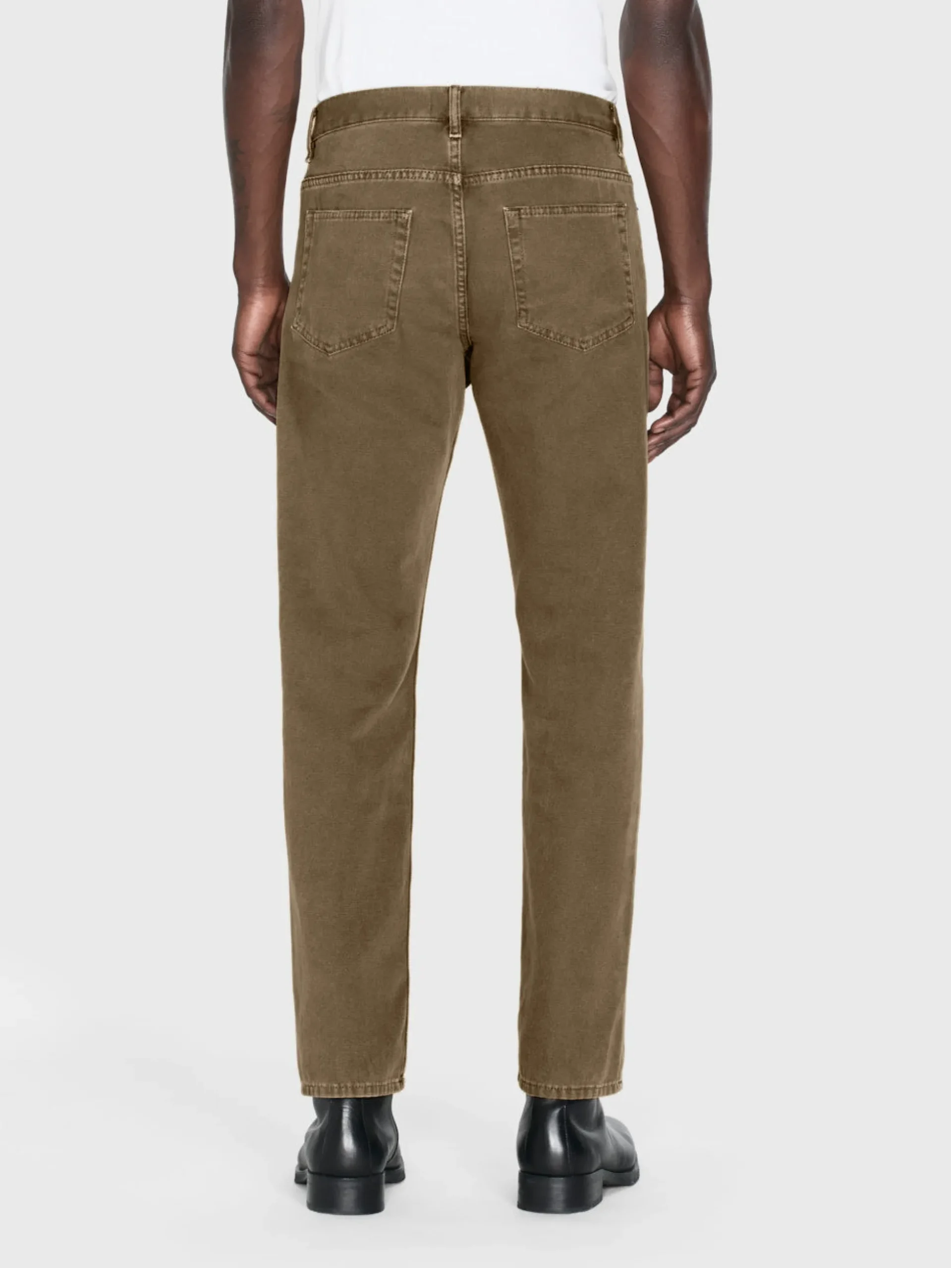 The Straight Jean in Light Brown