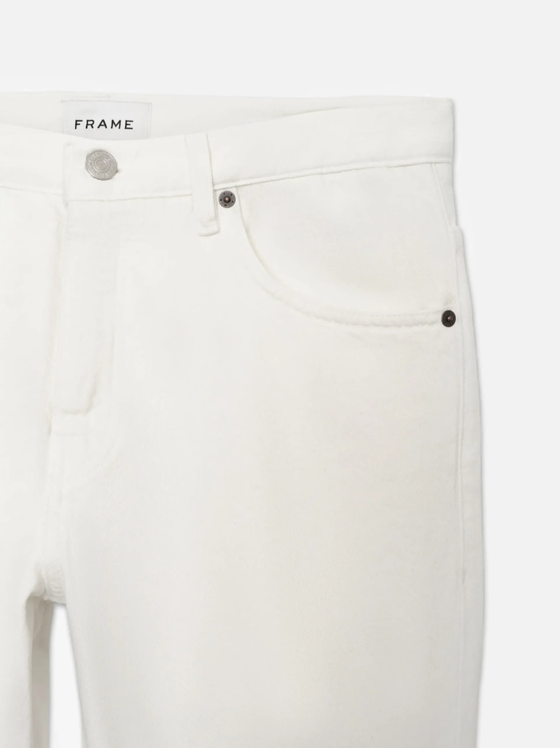 The Straight Jean in Off White