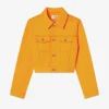 The Tailored Denim Jacket in Marigold