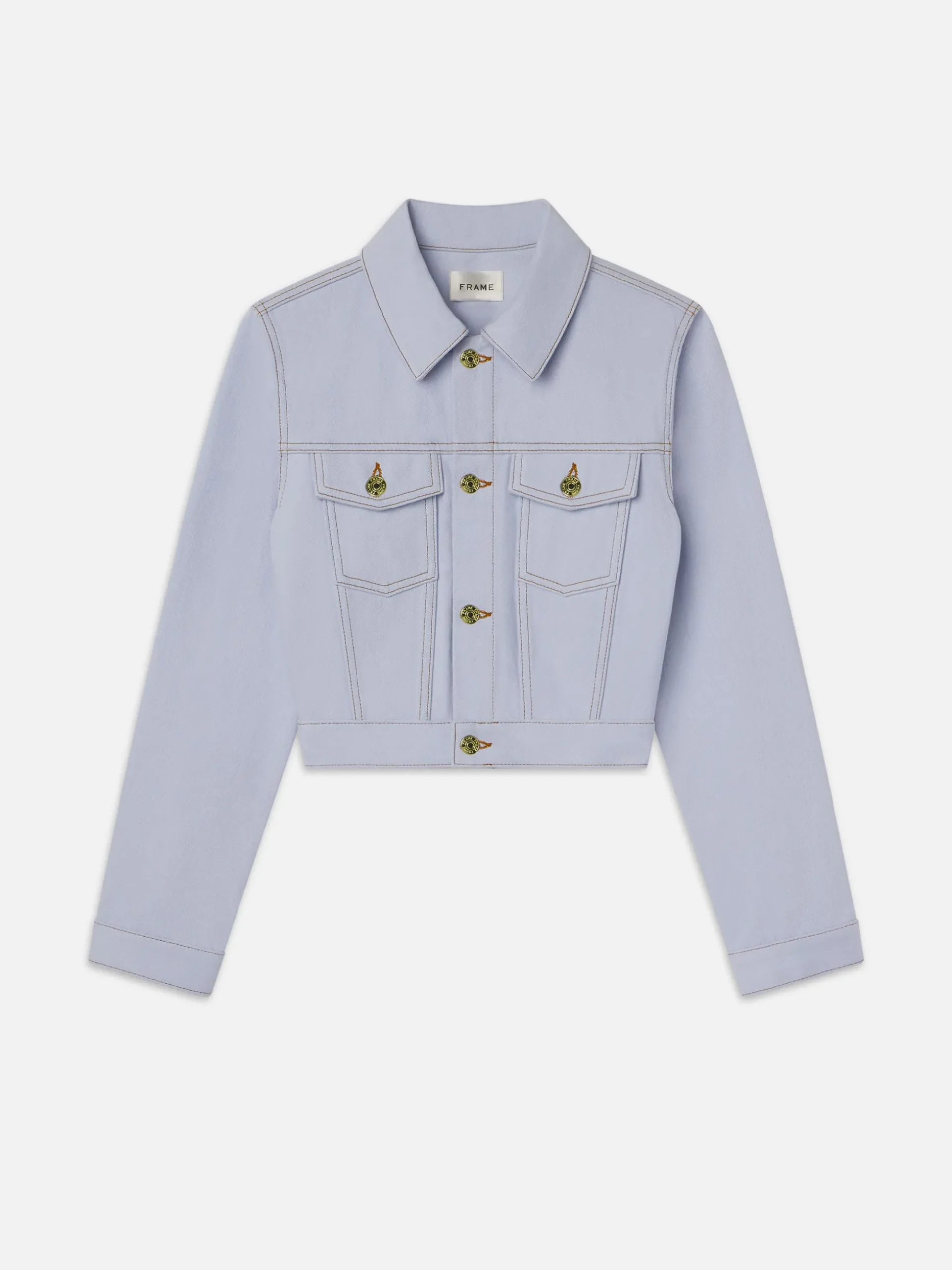 The Tailored Denim Jacket in Celeste