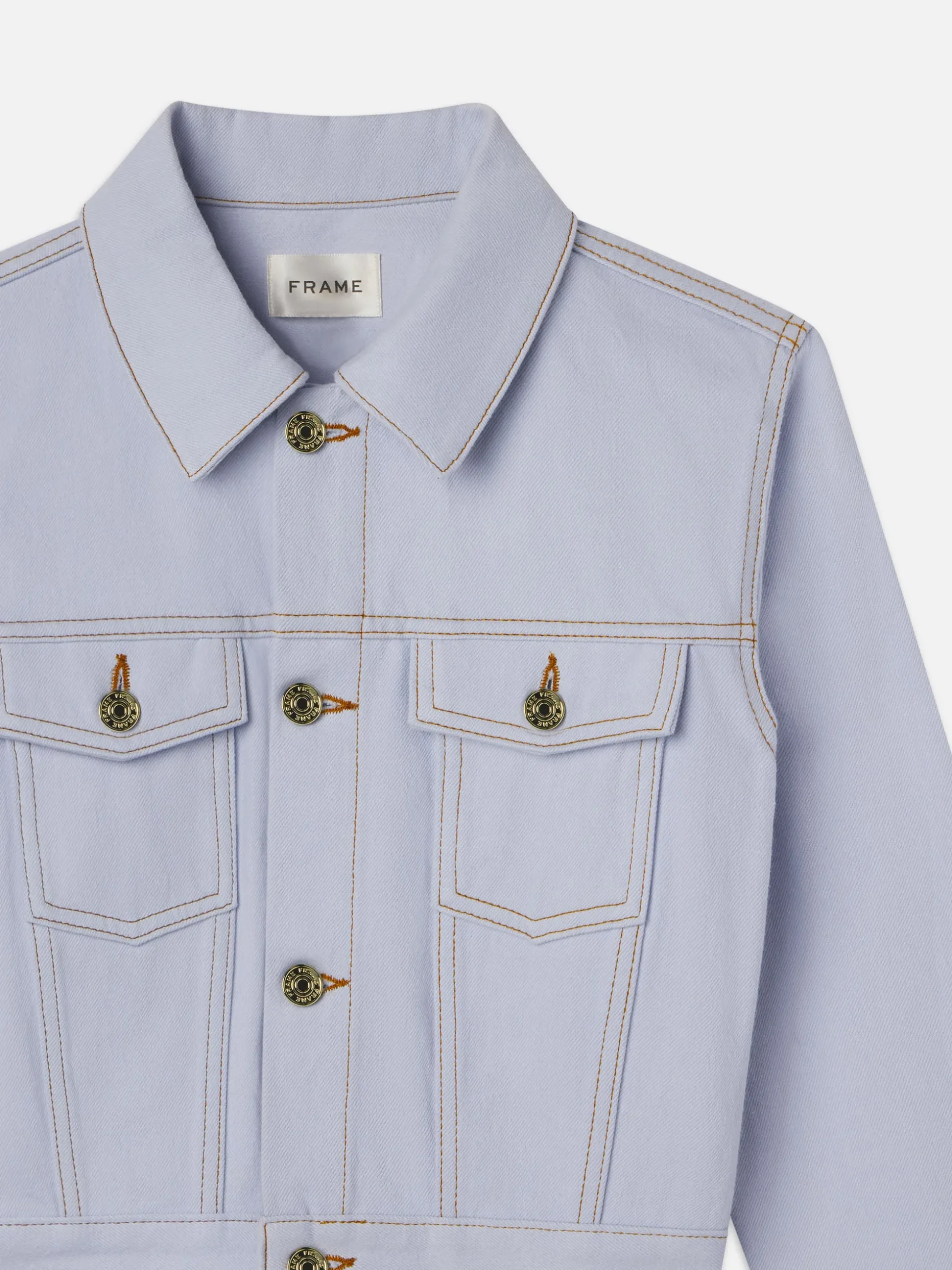 The Tailored Denim Jacket in Celeste