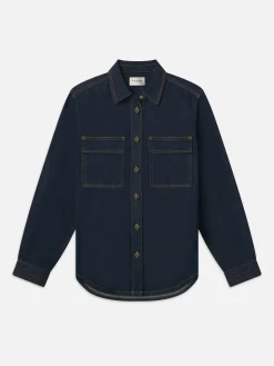 The Trapunto Shirt in Rinse