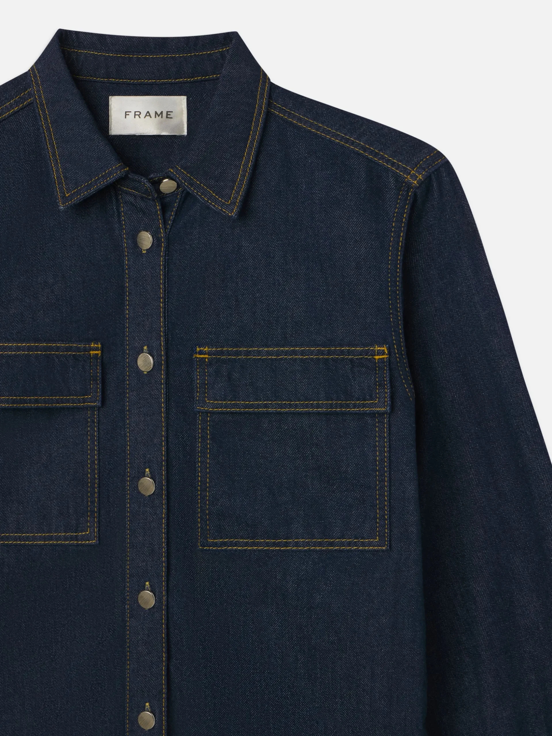 The Trapunto Shirt in Rinse