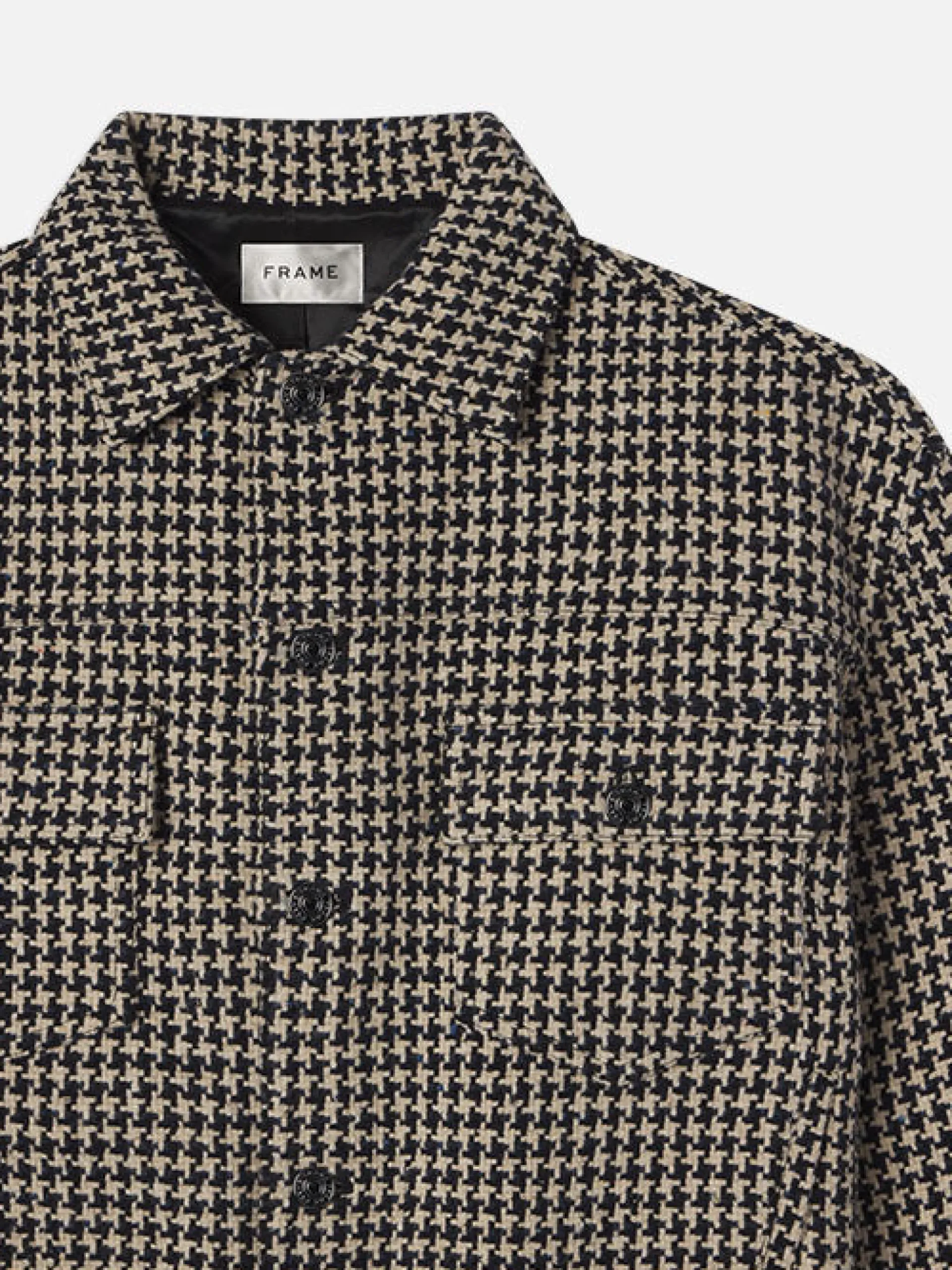 The Tweed Boxy Jacket in Houndstooth