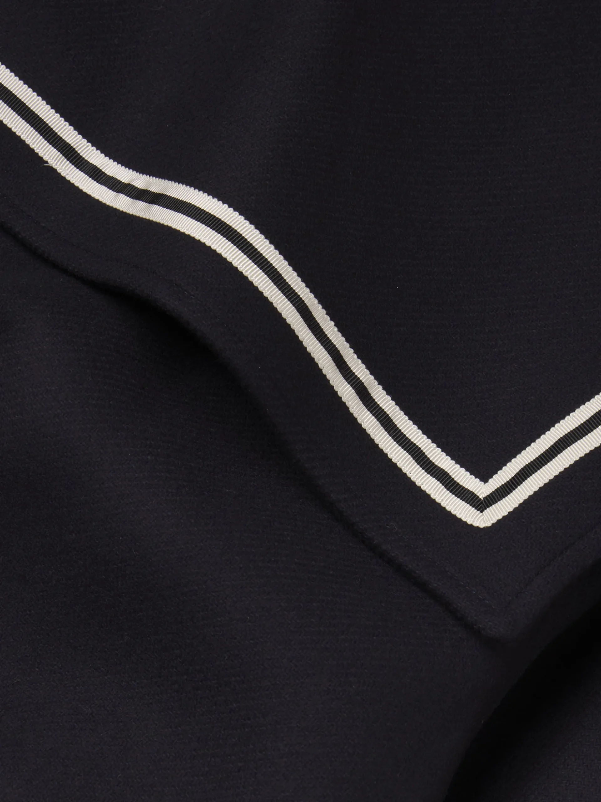 The Varsity Jacket in Navy Multi