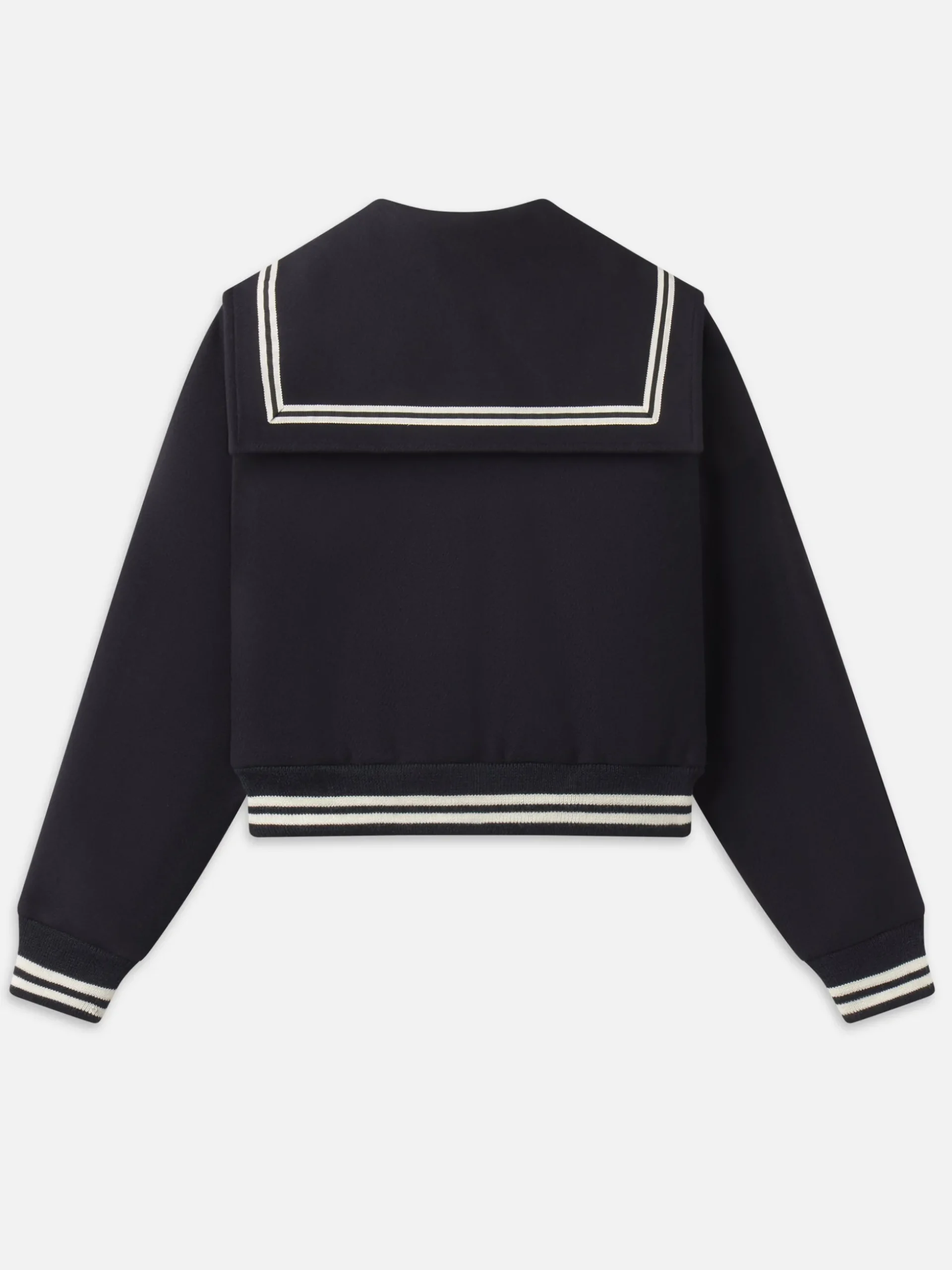 The Varsity Jacket in Navy Multi