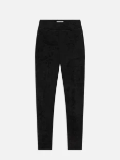 The Velvet Legging in Black