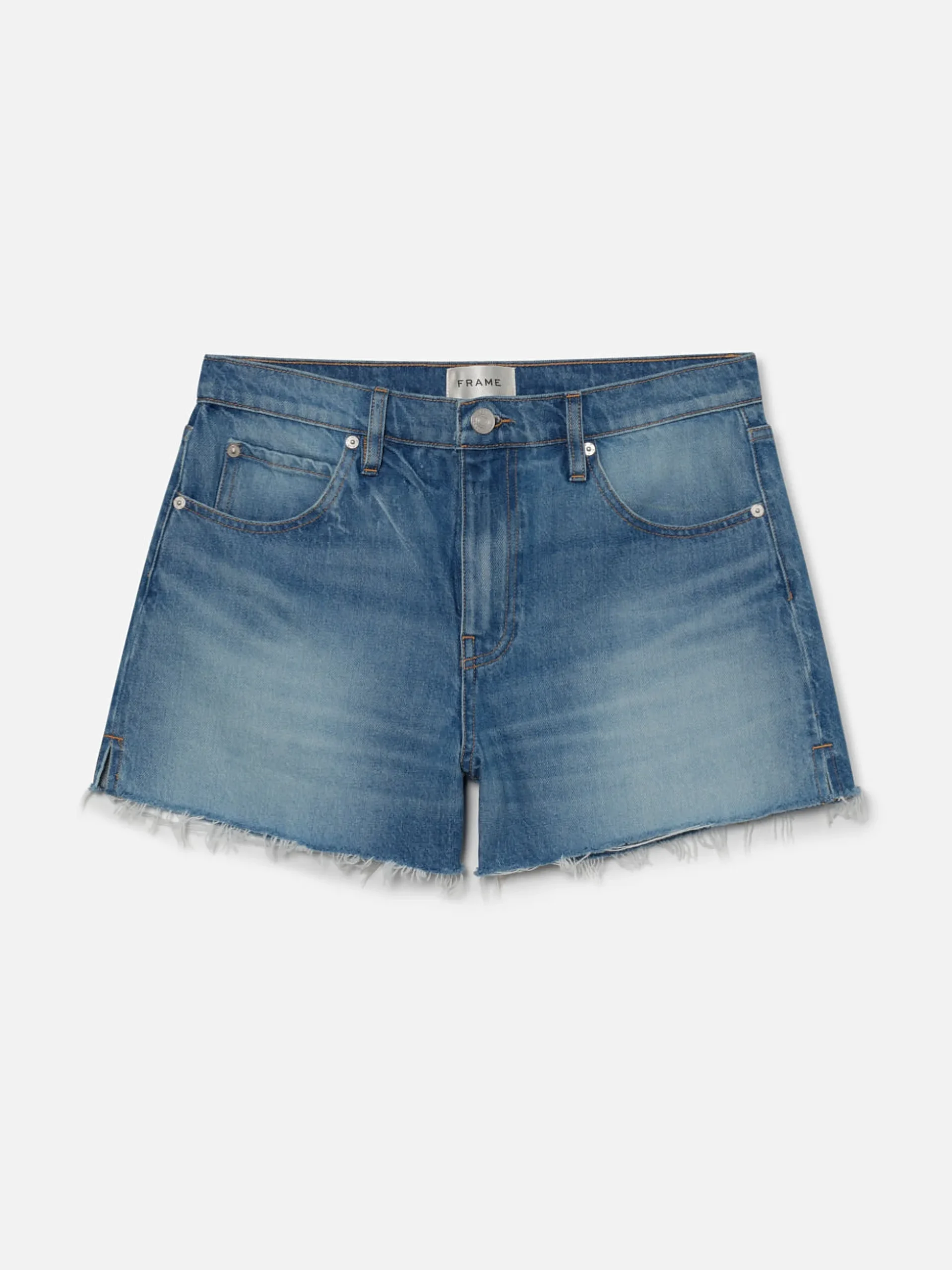 The Vintage Relaxed Short Raw Fray in Libra