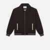 Varsity Jacket in Dark Brown