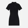 Velvet Mini Dress in Black
