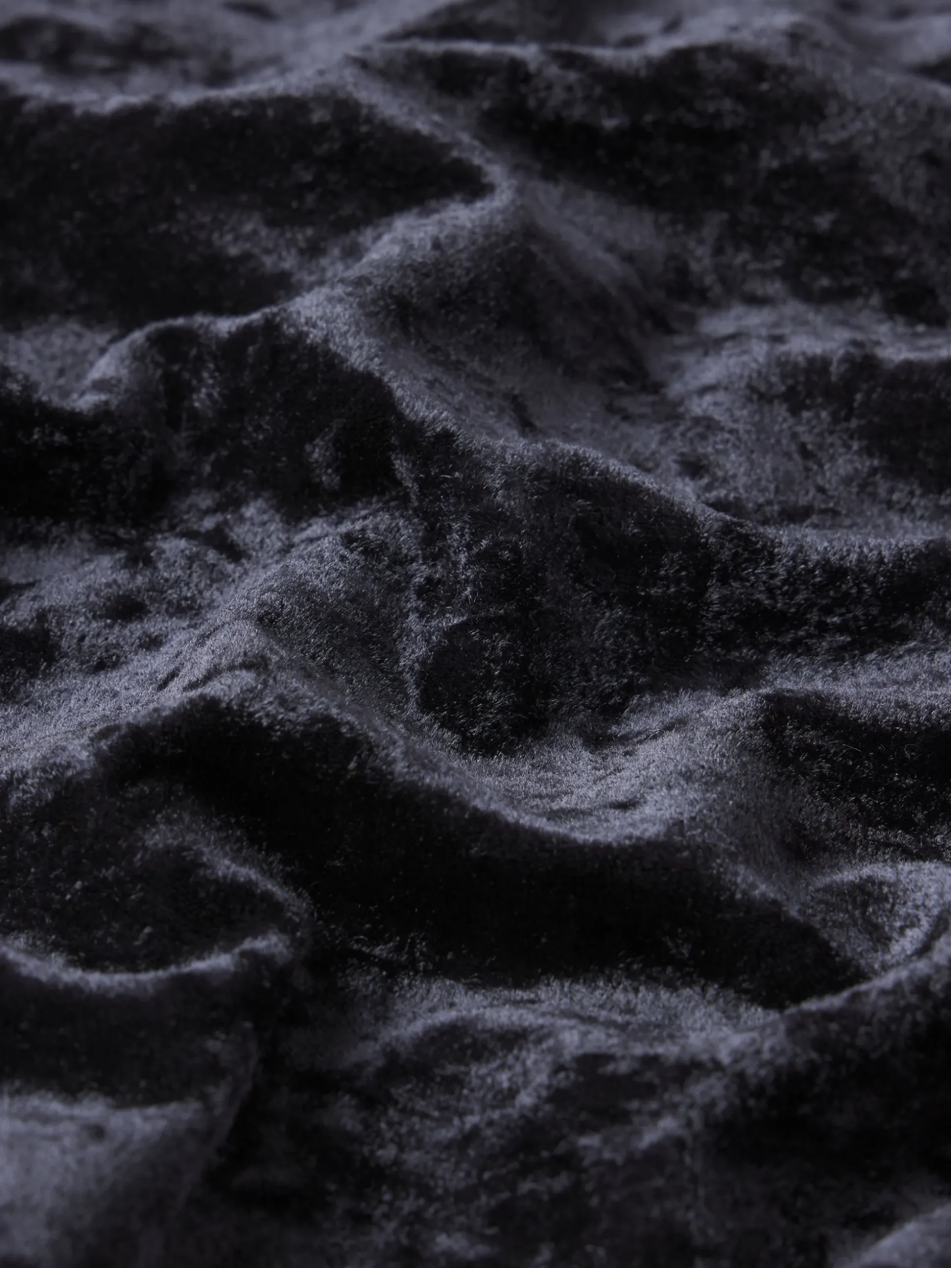 Velvet Mini Dress in Black