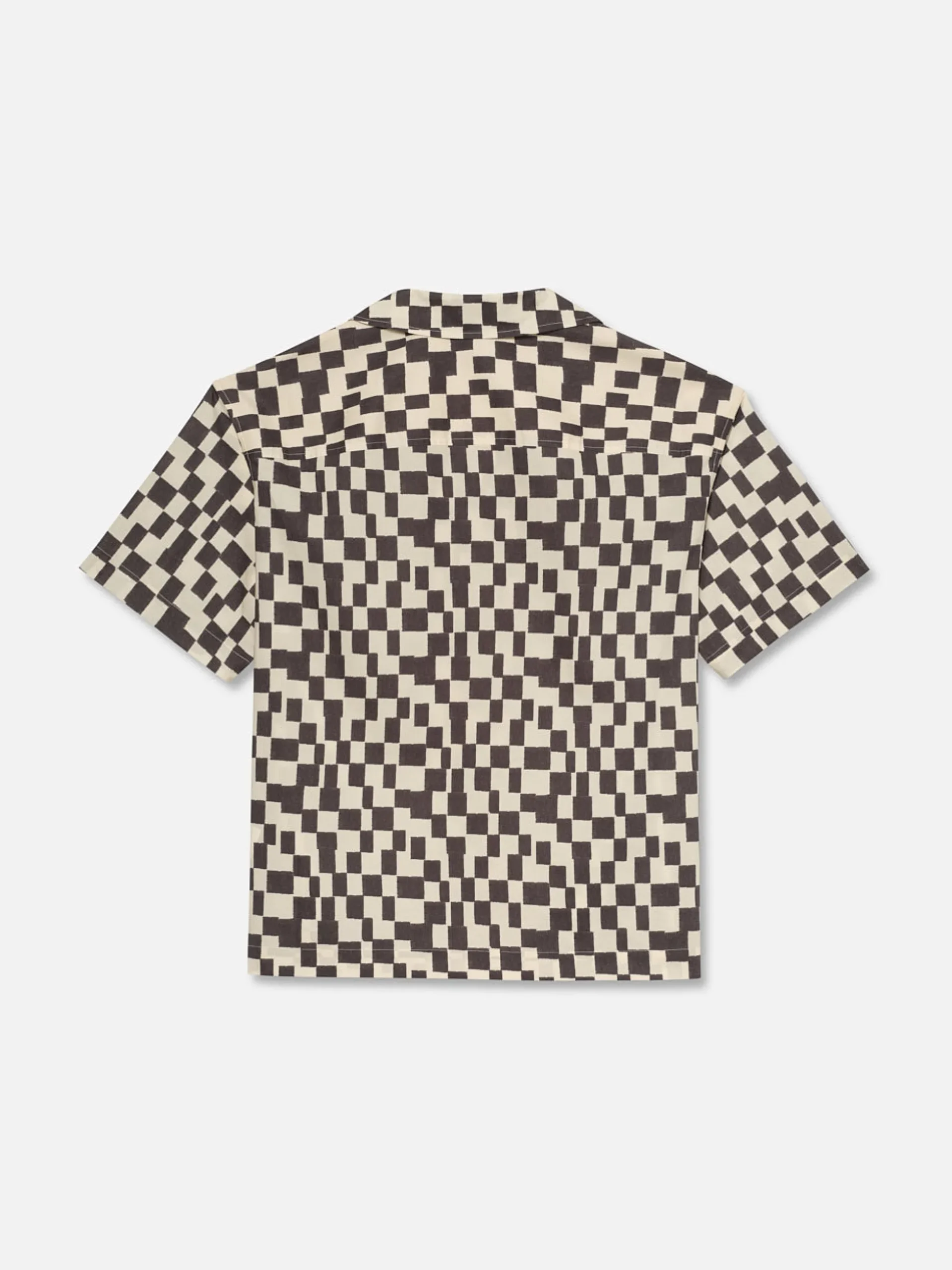 Vintage Print Shirt in Dark Navy