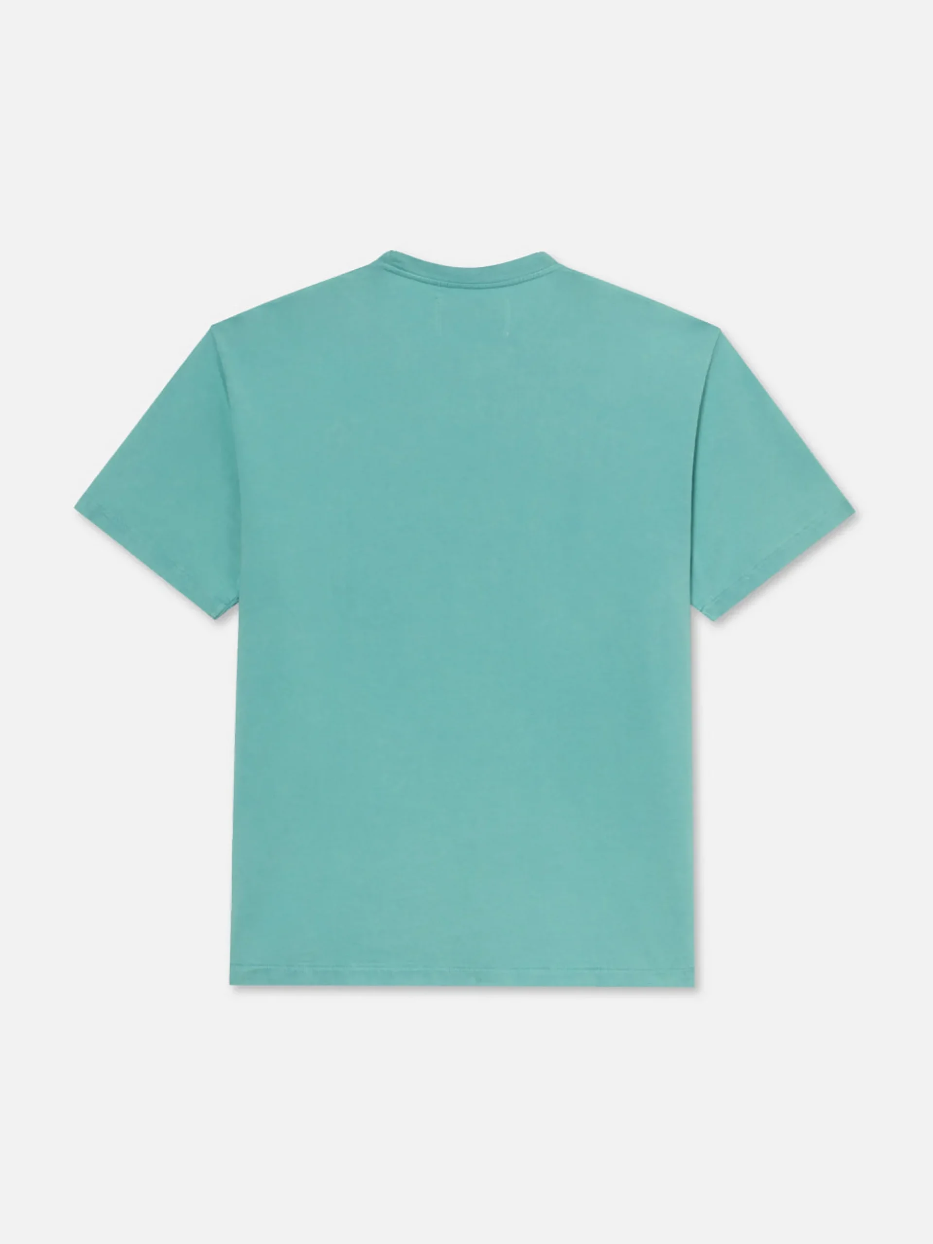 Vintage Tee in Aqua Blue
