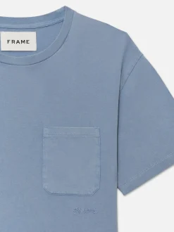 Vintage Tee in Vintage Light Blue