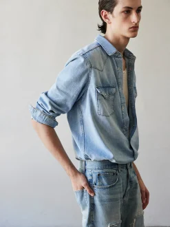 Western Denim Shirt in Salvador
