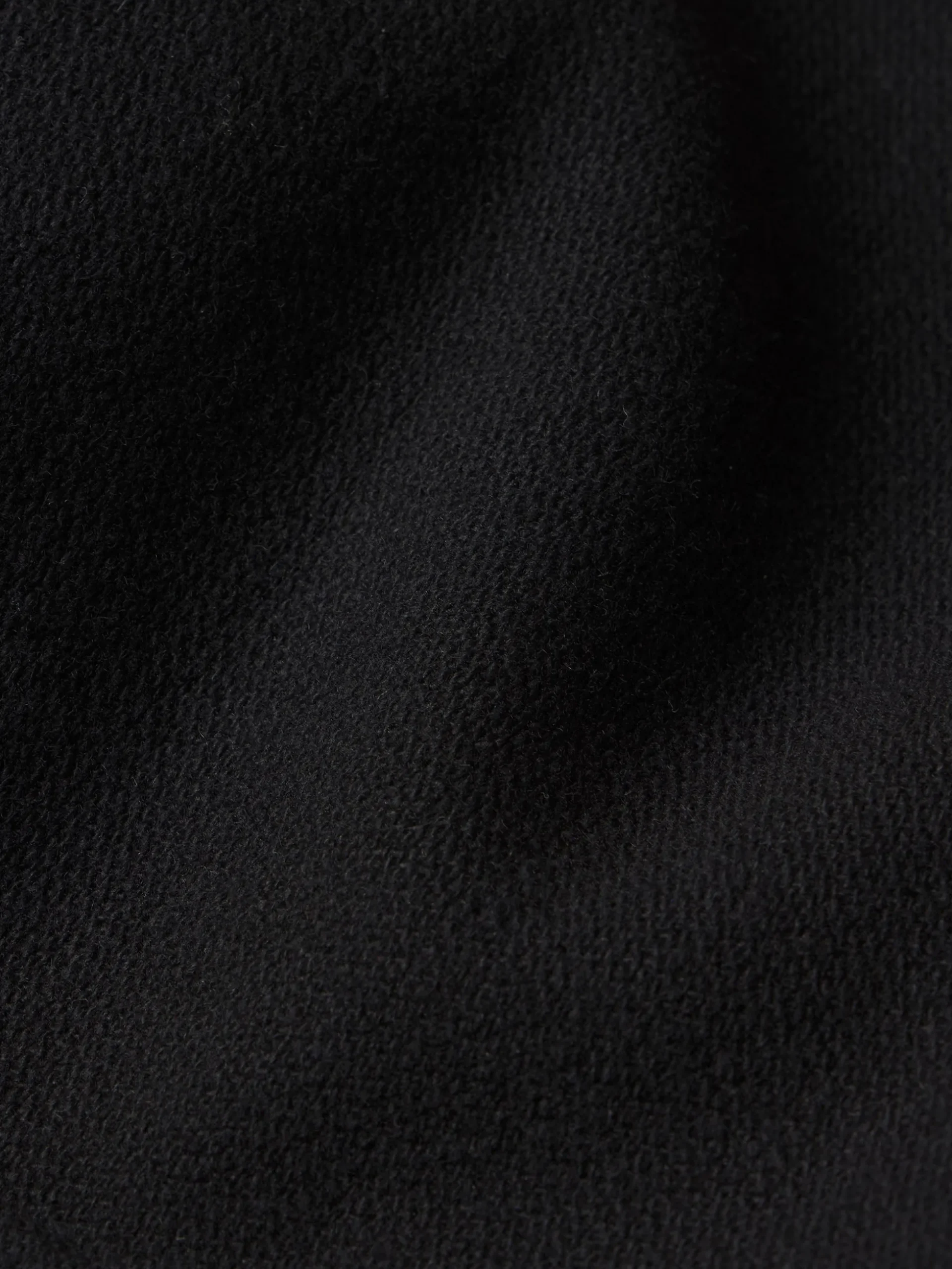 Woolen Workwear Jacket in Black